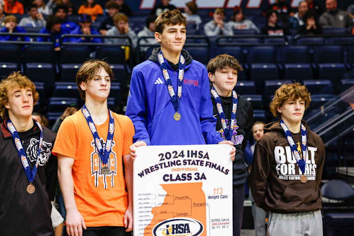 Illinois wrestling championships February 17 2024 Nate Latsch 26002